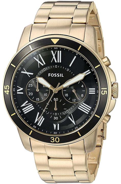 fossil gt|fossil grant chronograph watch.